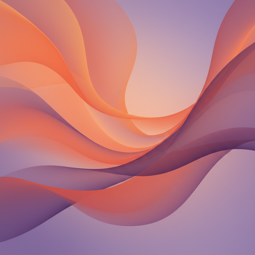 Orange Purple Flow Background